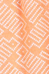 Zivame Pixel Play Knit Cotton Full Length Nightdress - Mock Orange — thumbnail 6